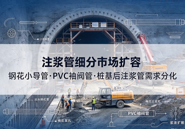 桓台注浆管细分市场扩容，隧道钢花小导管、PVC 袖阀管、桩基后注浆管需求分化