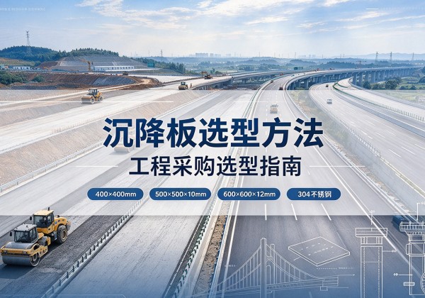 桓台沉降板选择方法